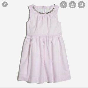 NWT Crew Cuts rhinestone embellished collar dress